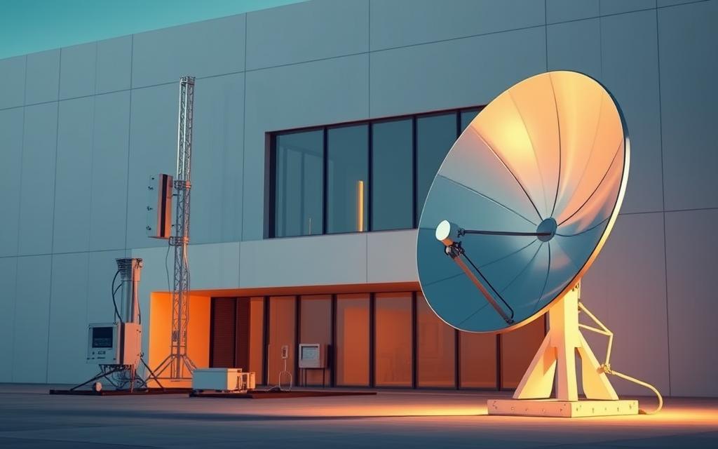 VSAT antenna systems