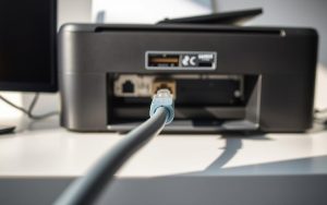how to connect printer to computer using network cable